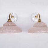 Swan neck and Clichy glass wall lights