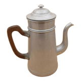 Cafetière ancienne en aluminium