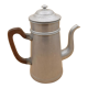 Antique aluminum coffee maker