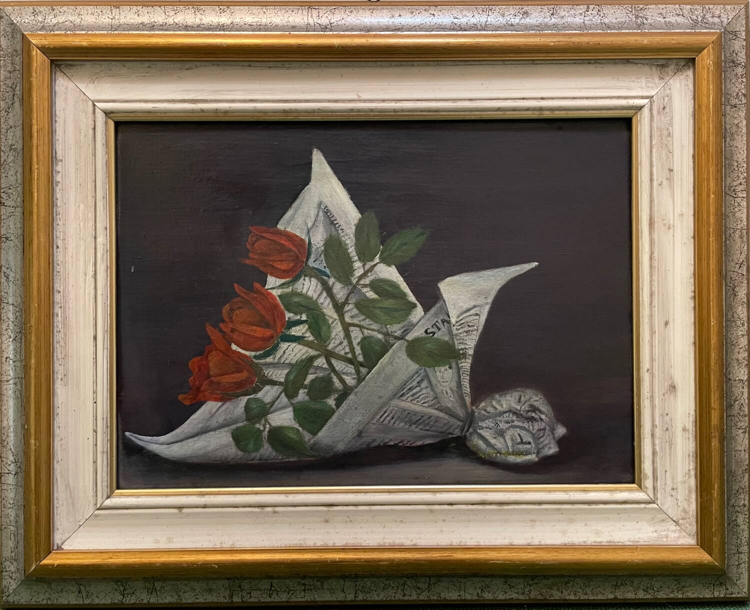 Still life red roses, Summa, 20th century
