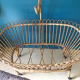 Rattan cradle