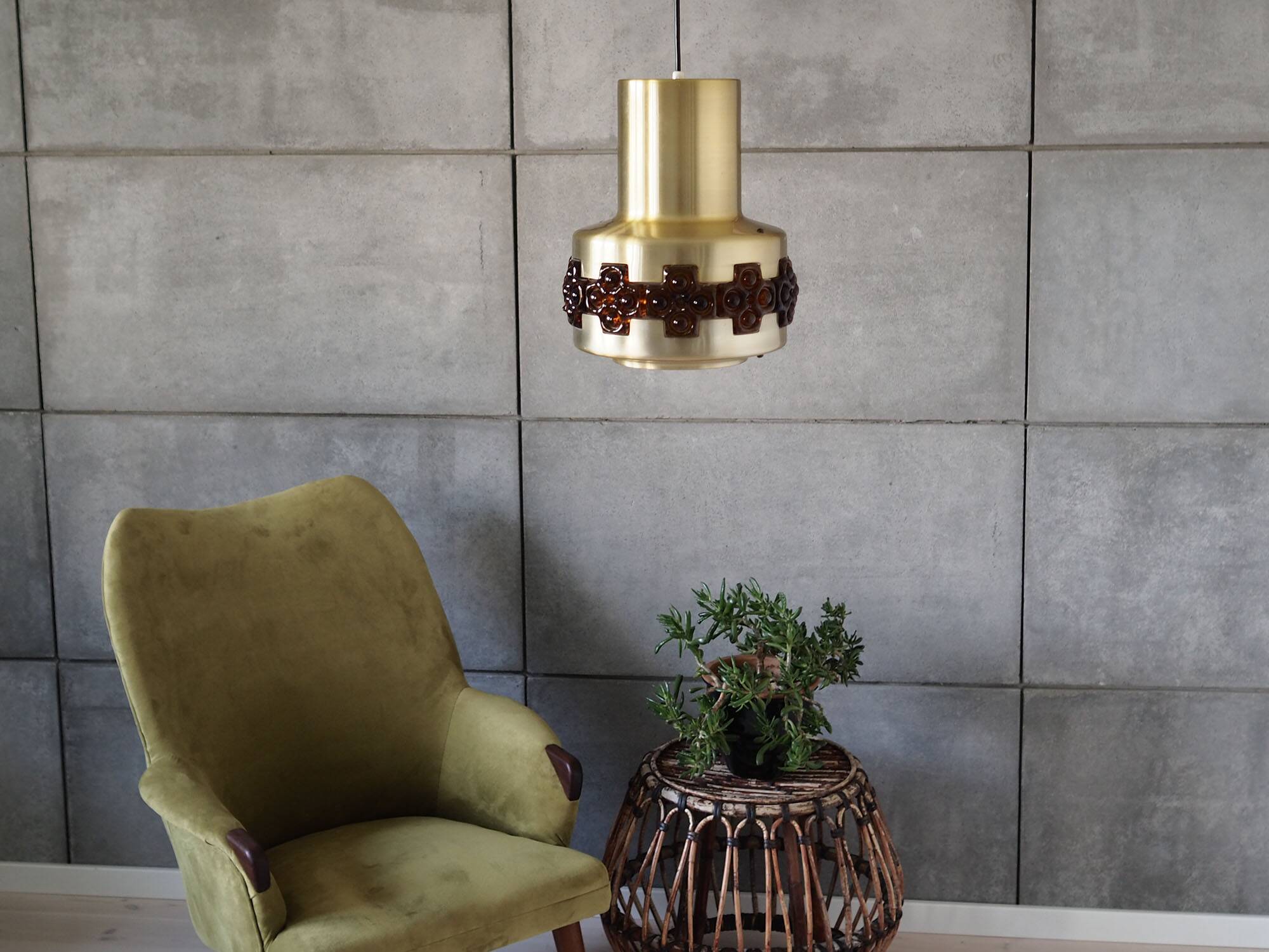Pendant lamp, Danish design, 1960s, production: Denmark