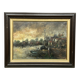 Theo van de Poel. "Evening Landscape" in the style of Impressionism.