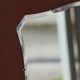 Freeform horizontal beveled mirror - deco art