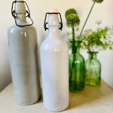 Set of two vintage stoneware bottles