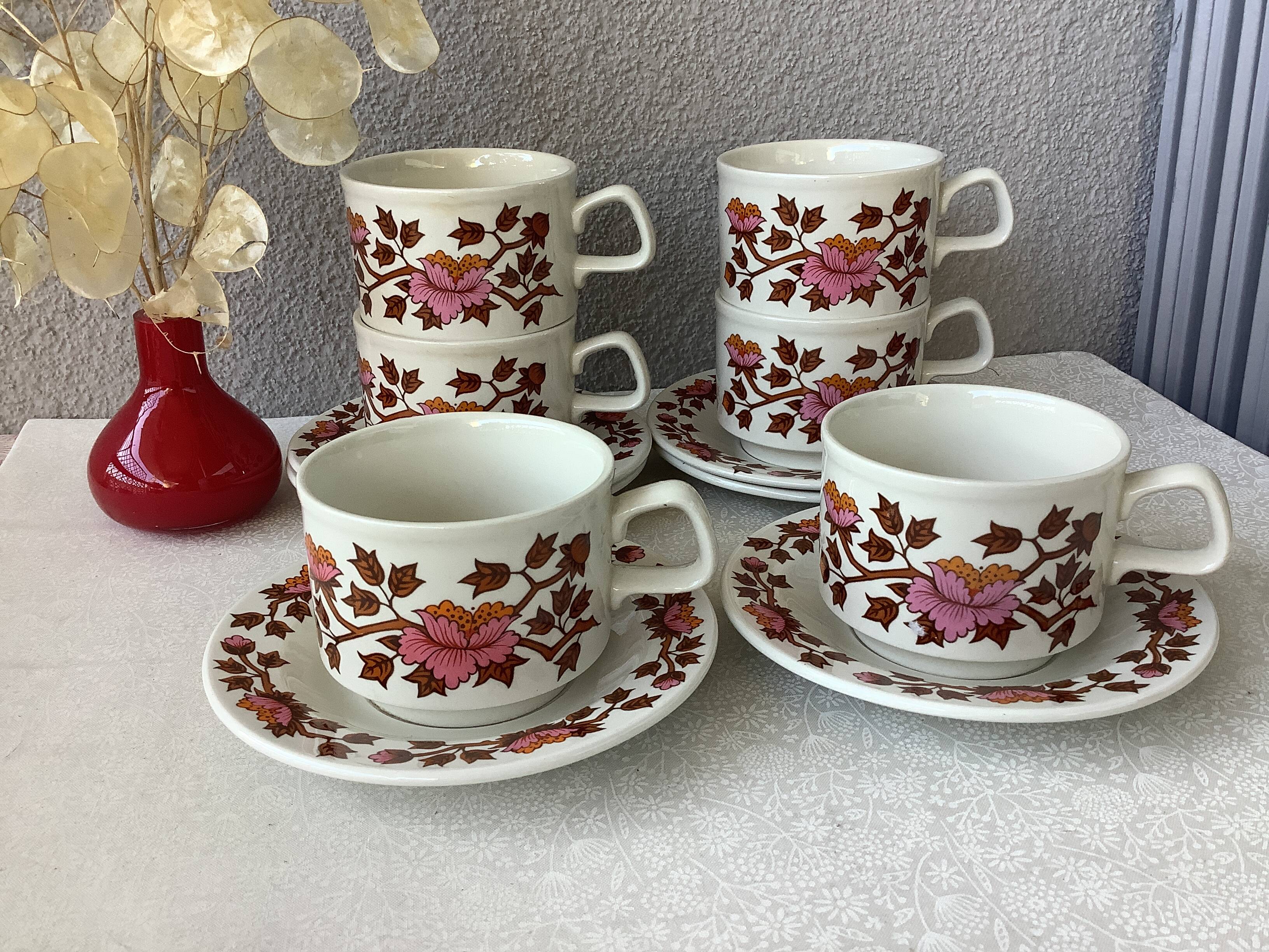 English teacups Staffordshire potteries LTD Ashley ironstone