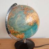 Vintage illuminated globe