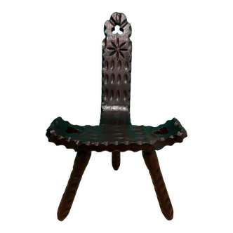 Stool brutalism tripod, 1960/70