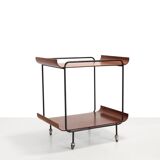 Plywood tea trolley by Franco Campo and Carlo Graffi for Stilcasa