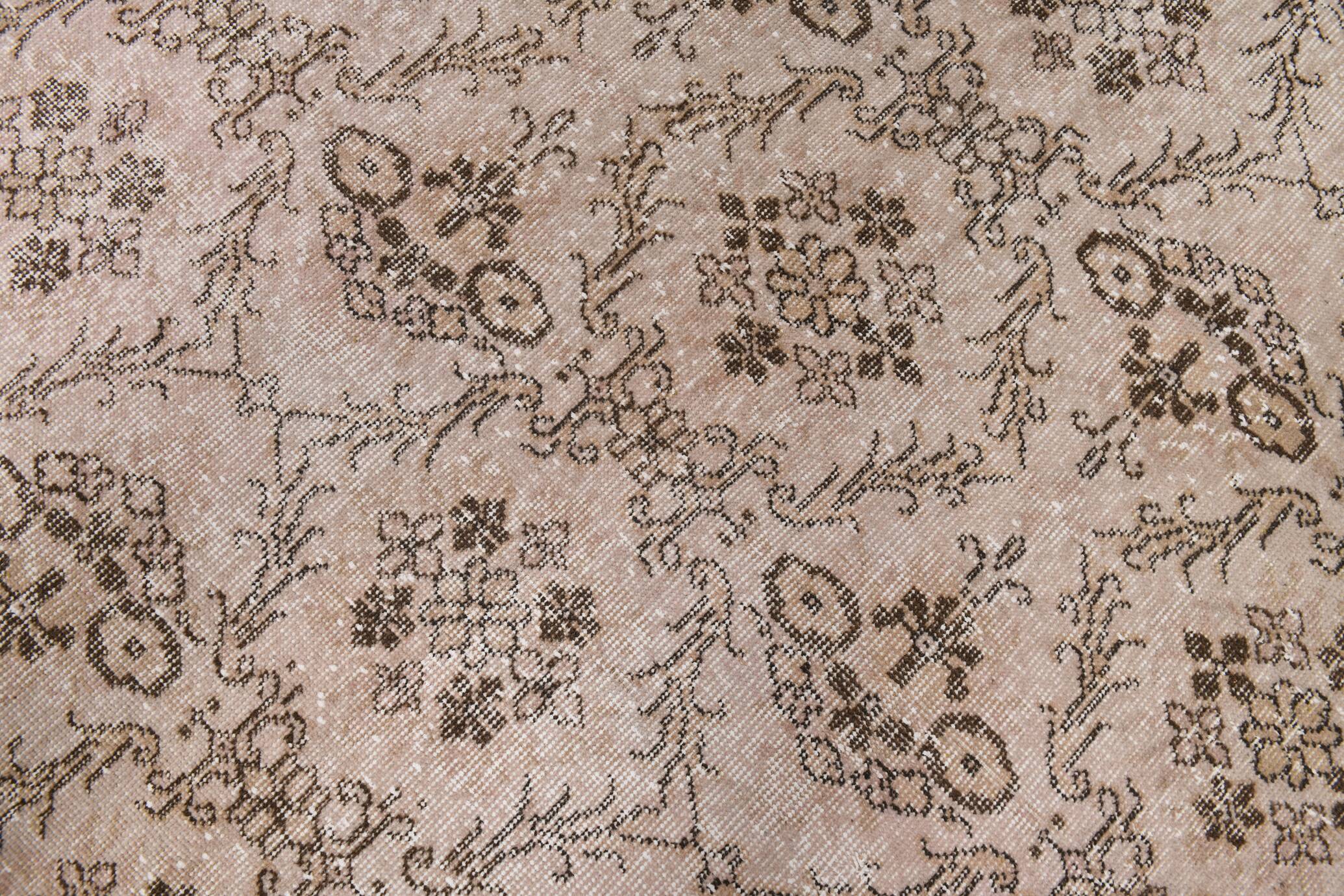 6x10 Light Pink Orientel Vintage Area Rug, 187x300Cm