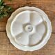 2 Apilco France porcelain oyster plates