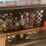 🍸 Vintage corner bar with sink and mini-fridge – unique piece