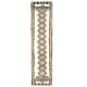 Vintage Turkish Hand-Knotted Wool Cotton White Runner Rug 78x354