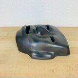 Black ceramic mask, Mexican tribal art