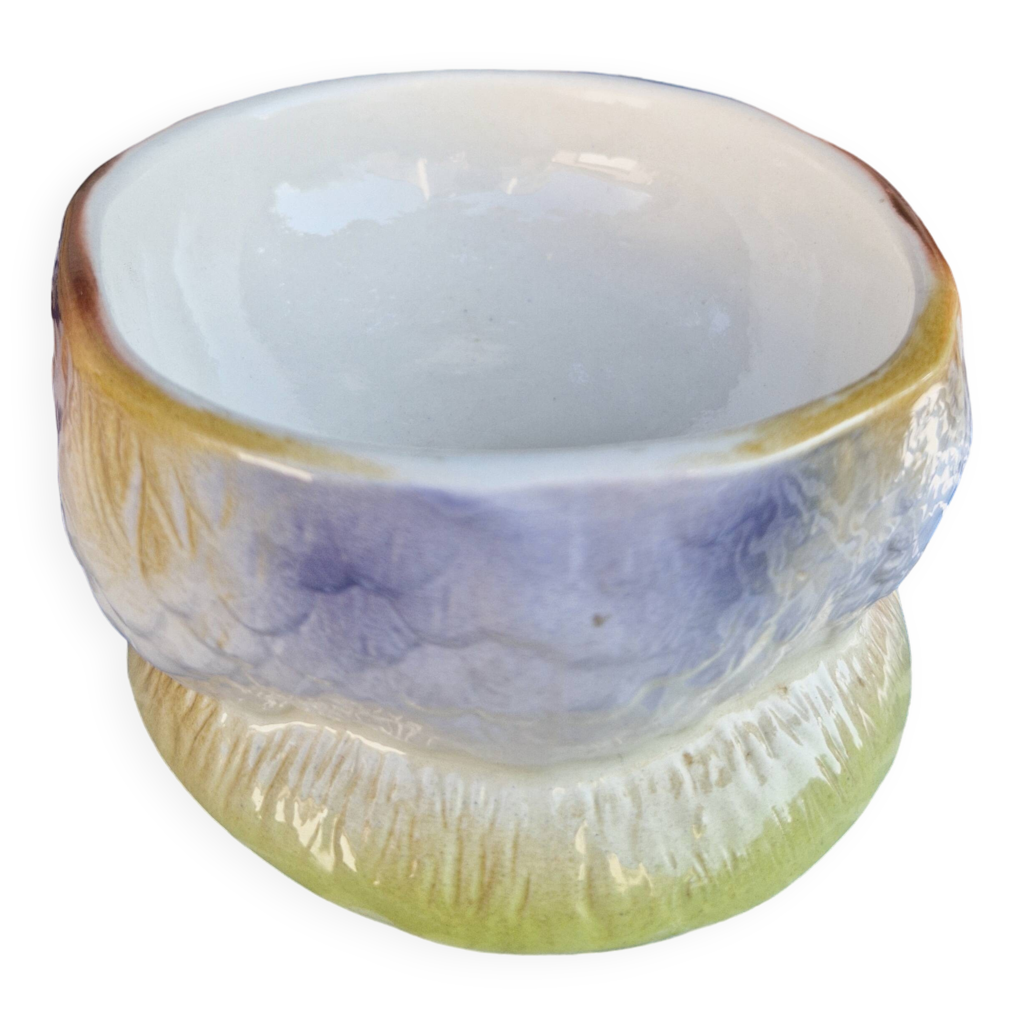 Caugant zoomorphic ceramic terrine with rooster