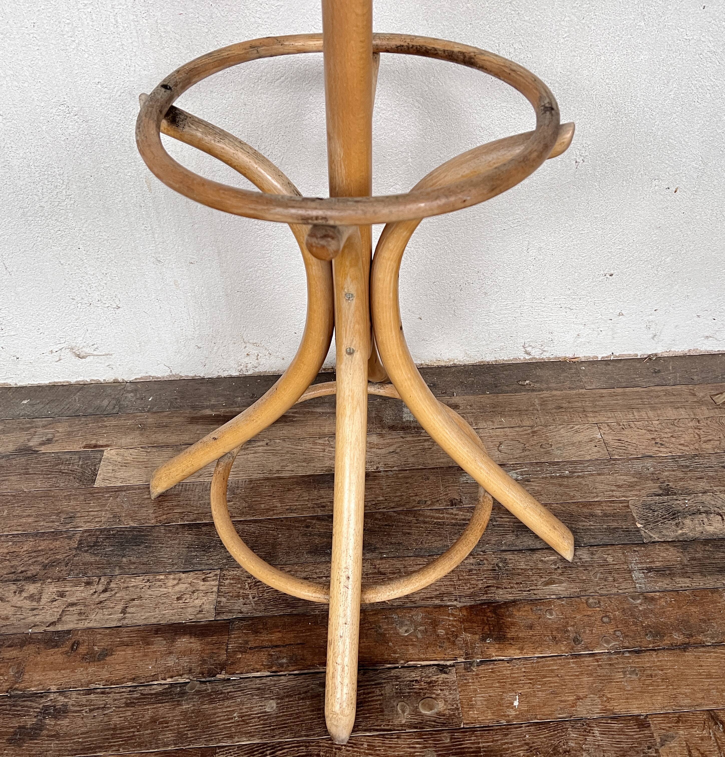 Porte chapeau porte manteau bistrot perroquet vintage rétro