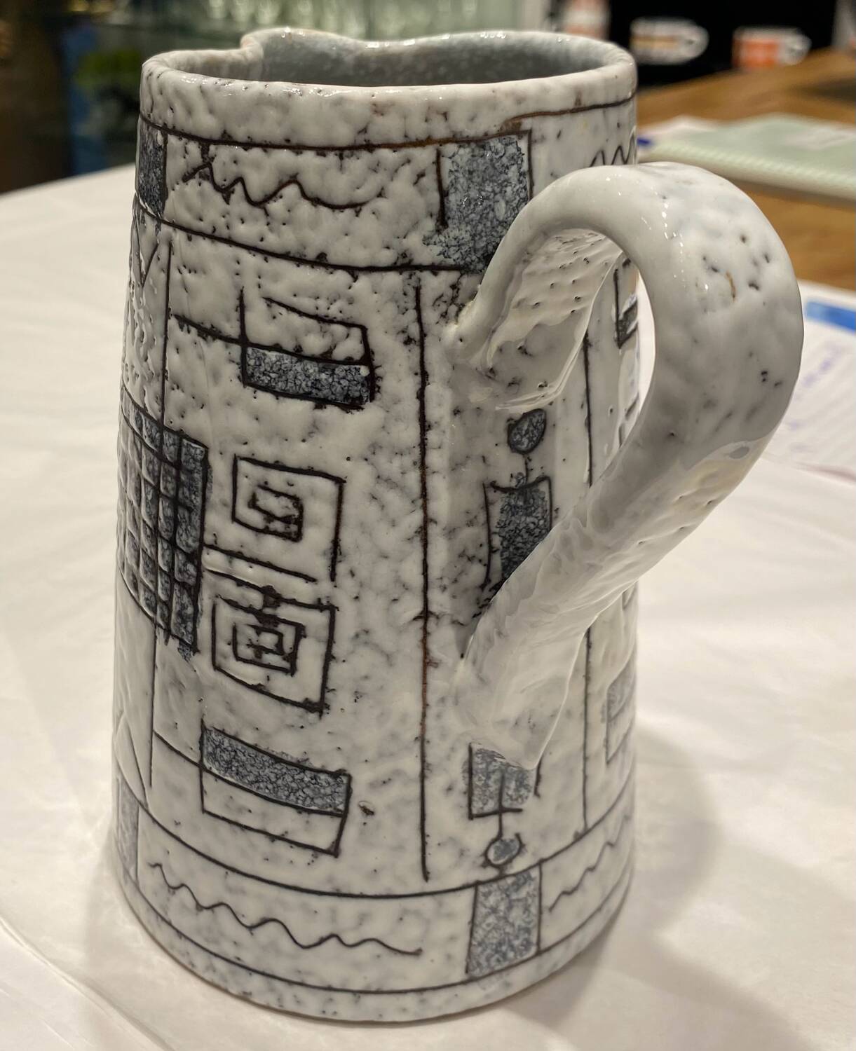 Pitcher/vase by designer Fratelli Fanciullacci