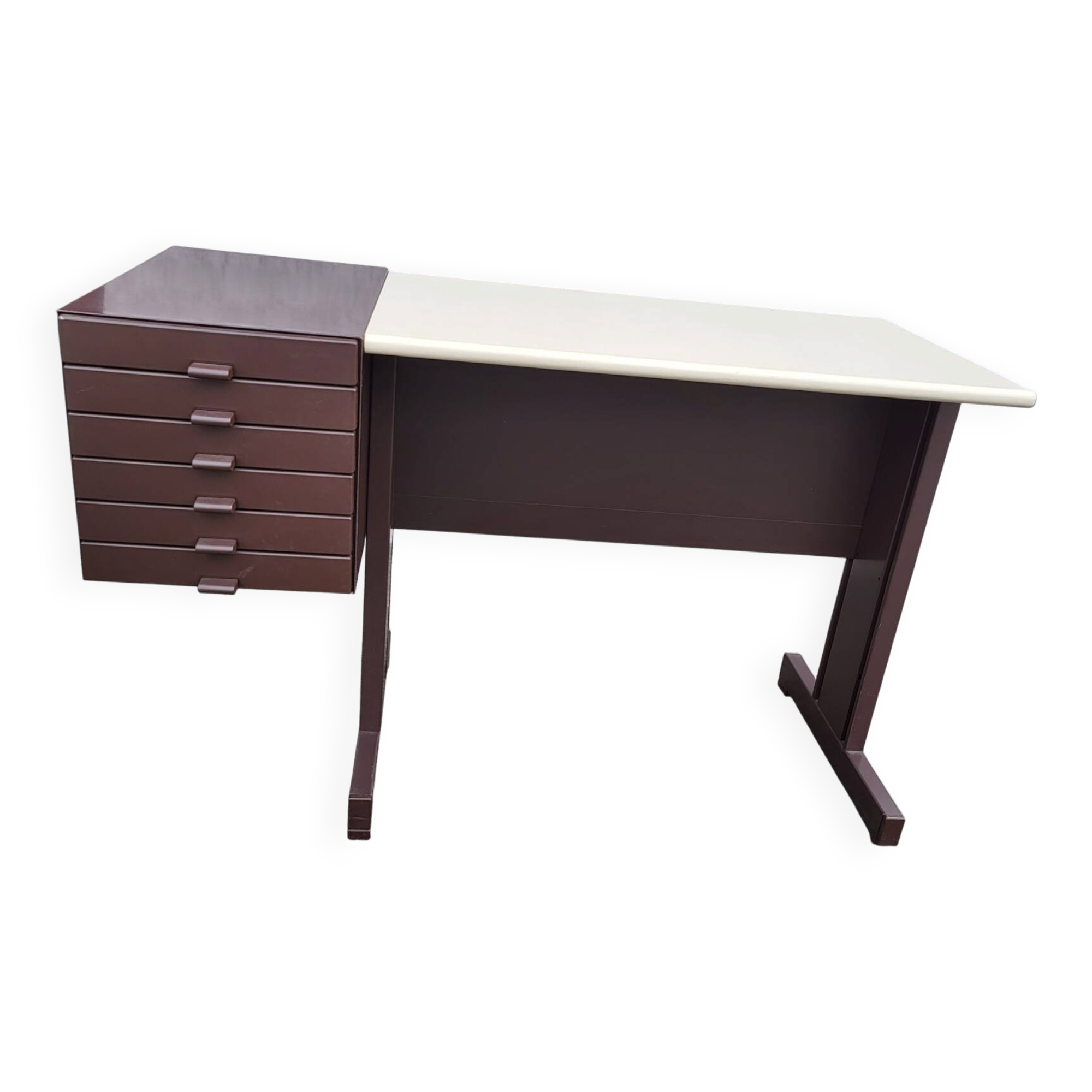 Bureau Vintage Olivetti Synthesis - Design Industriel Italien, Années 70