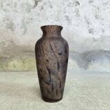 Vase verre soufflé, verrerie de Vianne