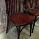 Turned wood bistro chair