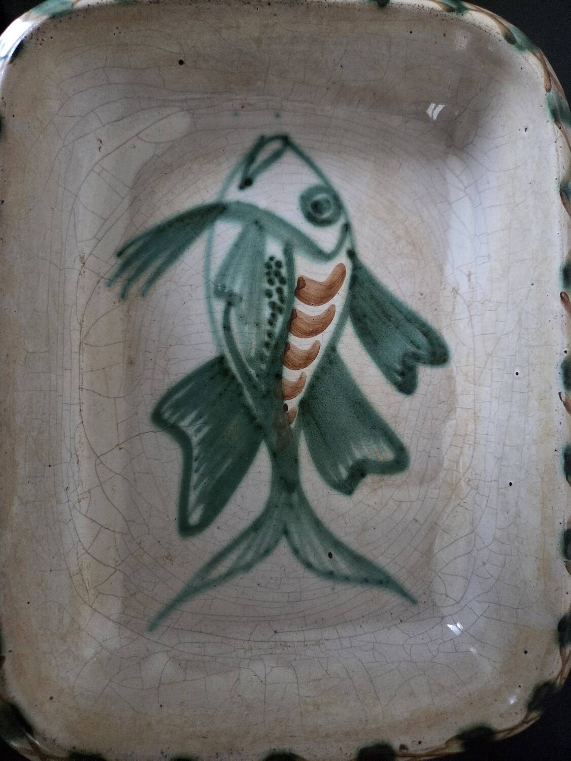 Ceramic plate by Robert Picault
