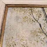 Oil Painting Canvas Shepherd Lake Cow River Fishing Landscape PATRY