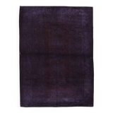 7x10 Dark Purple Turkish Vintage Rug, 215x292 Cm