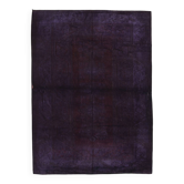 Tapis vintage turc violet foncé 7x10, 215x292 cm