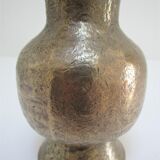 Solid bronze vase brutalist 70s