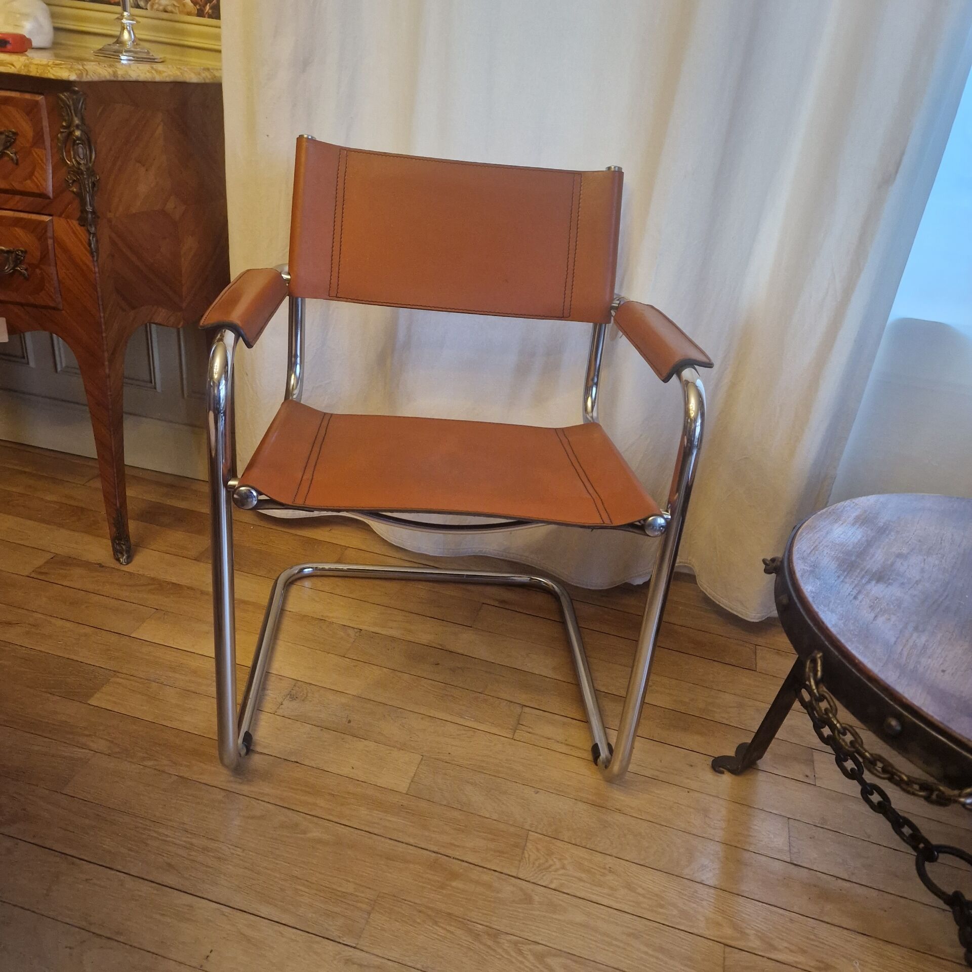 Leather armchair