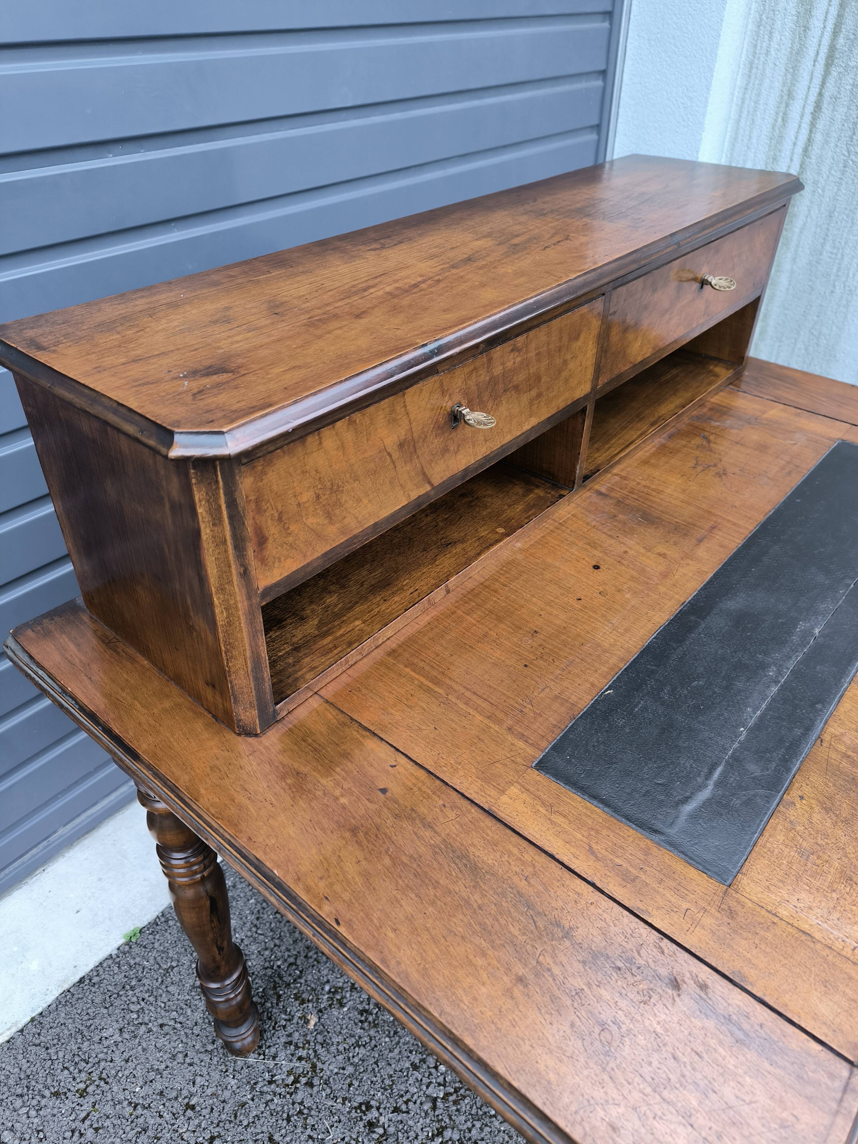 Louis Philippe style stepped flat desk