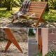 Banc pliant vintage