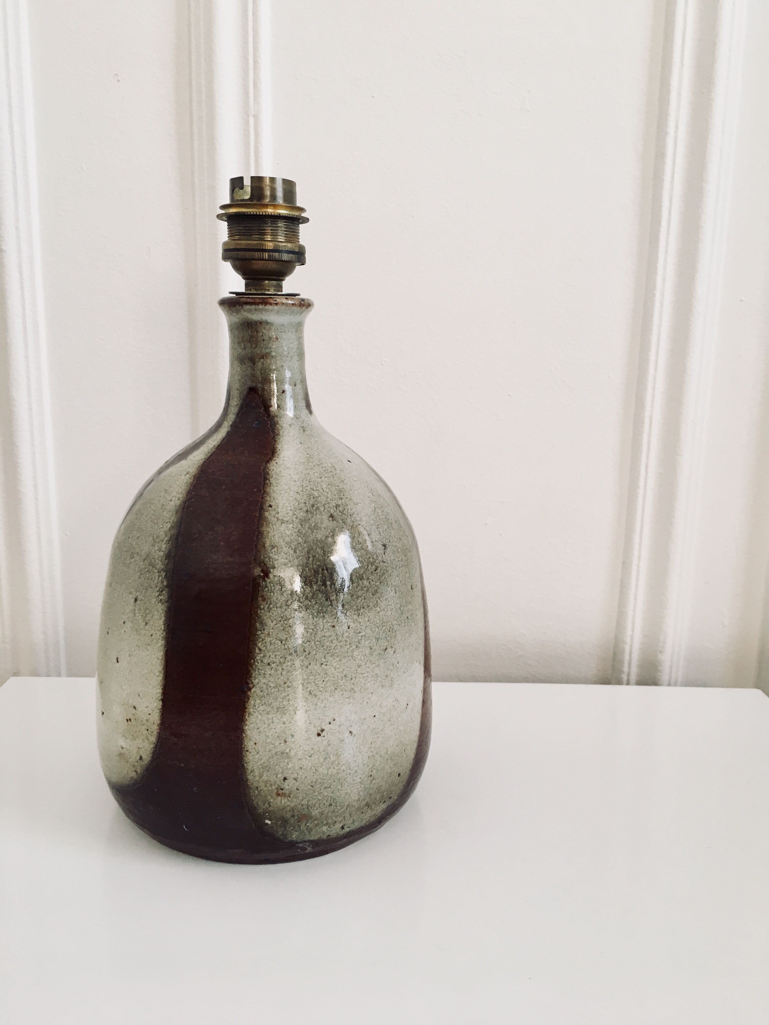 Lamp vintage ceramic signed André Bodin