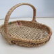 Oval wicker basket