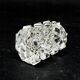 L1m crystal toothpick holder in art deco style