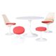 Mid-Century Aluminium Seating Set by Eero Saarinen, Germany, 1950s, Set of 5