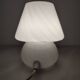 Lampe de table champignon en verre de Murano vintage