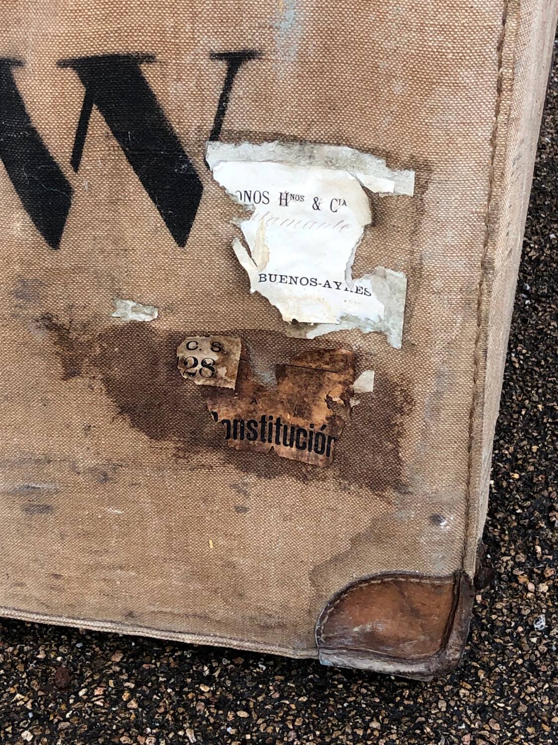 Rattan & Wicker Chest & Trunk Militaria, French Military Collection