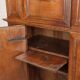 Antique double-bodied buffet, early 17th century, walnut doors.