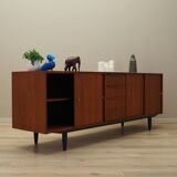 Enfilade en teck, design danois, années 1970, production : Danemark