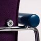 Fauteuil lounge Thonet Wulf Schneider s320 en laine violette, années 1980
