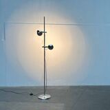 Lampe sur pied minimaliste de l’ère spatiale suisse du milieu du siècle par l'équipe SLZ pour Swisslamps International, années 1960