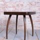 Art Deco Spider Table in Oak by J. Halabala for Up Závody, 1940s