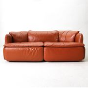Confidential sofa by Alberto Rosselli for Saporiti Italia, 1970s