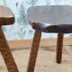 Brutalist tripod stools