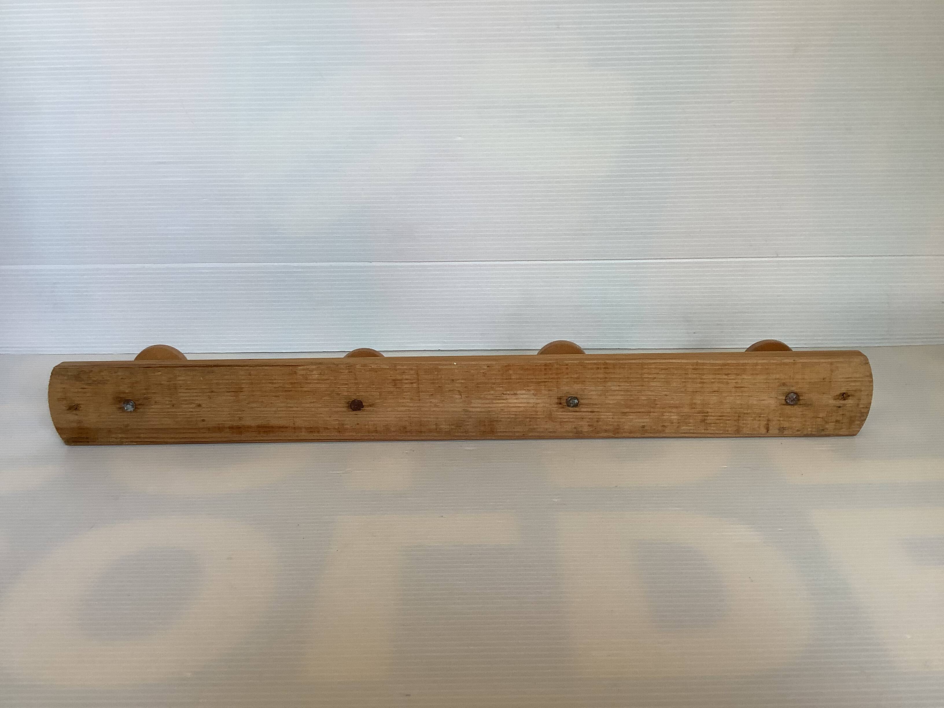 Porte manteau bois pin