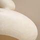 Organically shaped suspension made of ecological fibers
