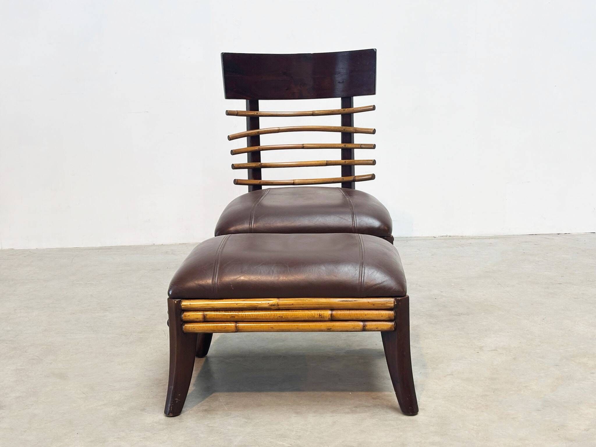 1970's Italian lounge chair inspired by Paolo Buffa