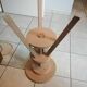 Raw wood furniture stool