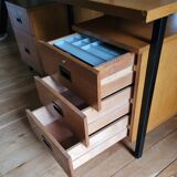 Wood and metal office 70s